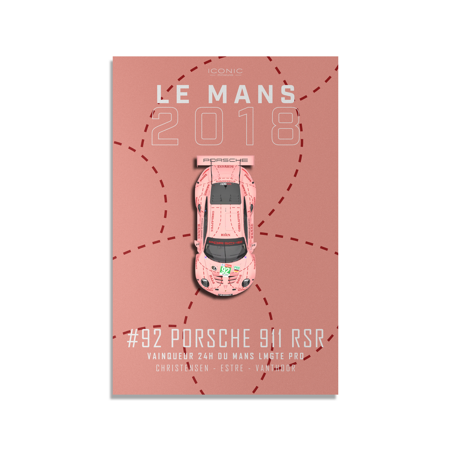 Porsche 911 RSR "Pink Pig" - Le Mans 2018